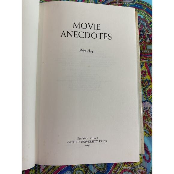 1990 Hardback Movie Anecdotes by Peter Hey - Picture 4 of 7